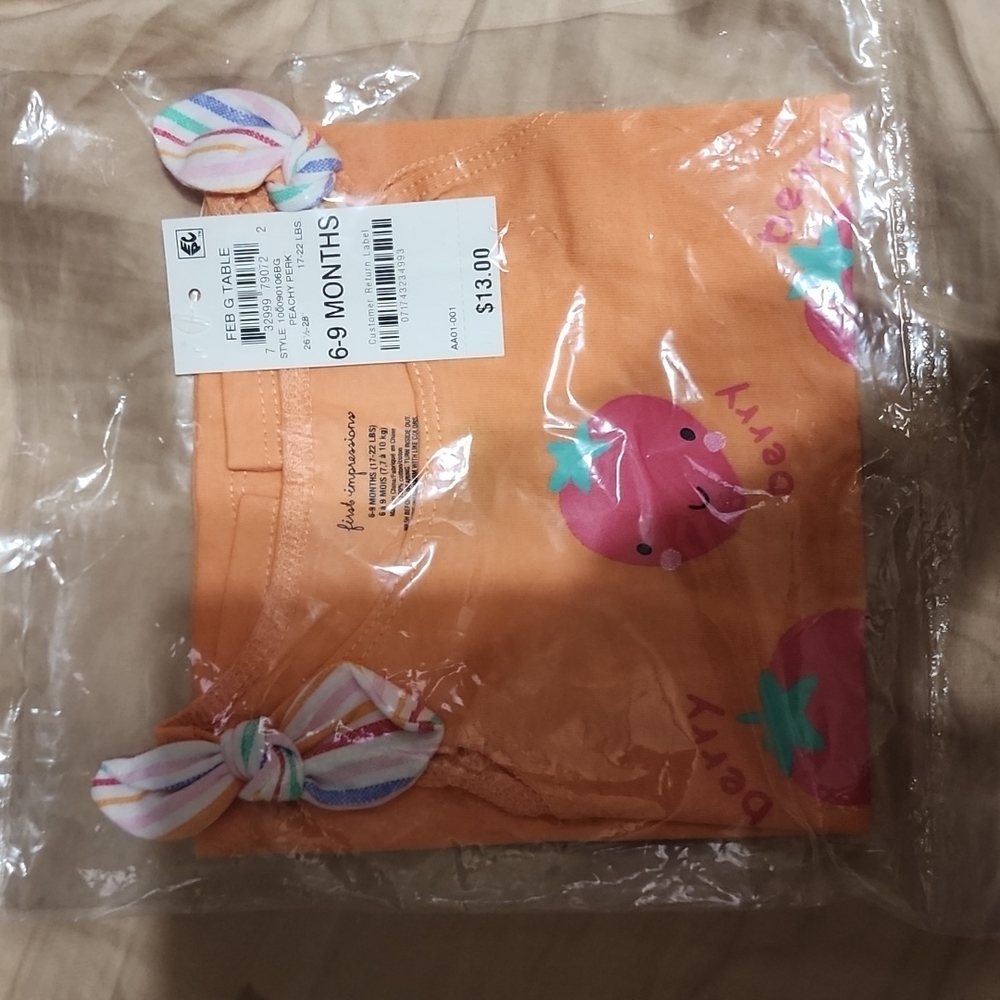 NWT First Impressions Baby Tank Top